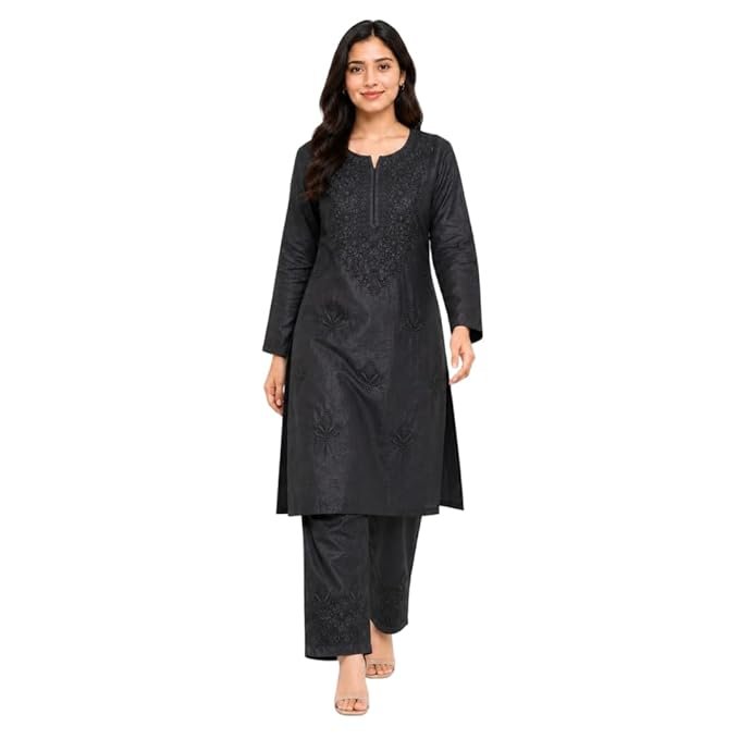 Women's Pure Cotton A-Line Kurta Set